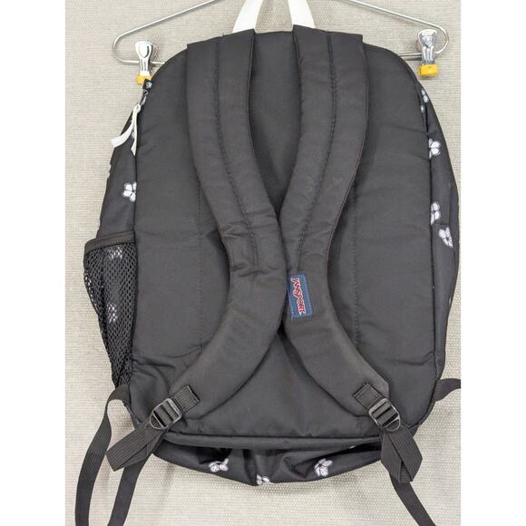 JanSport Big Student Black Cherry Blossom School Backpack 15" Laptop Pocket - Picture 2 of 6